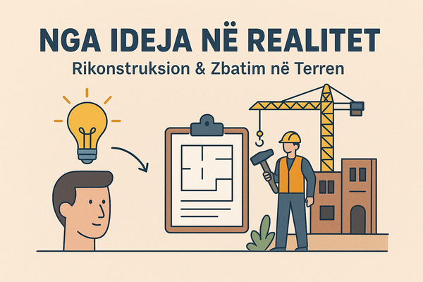 nga ideja në realitet – rikonstruksion & zbatim në terren