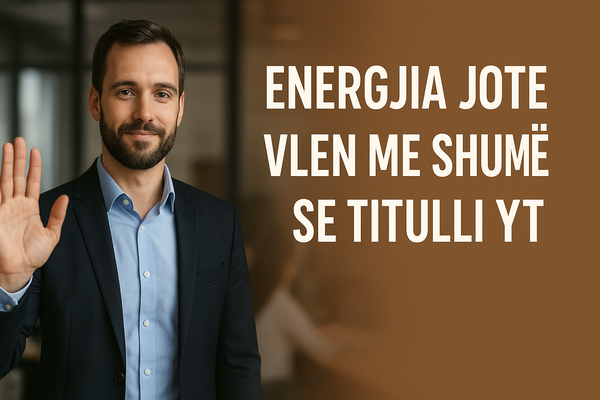 fuqia e pranisë sot nuk vlejnë vetëm titujt, por energjia që përcjell gerhard dibra