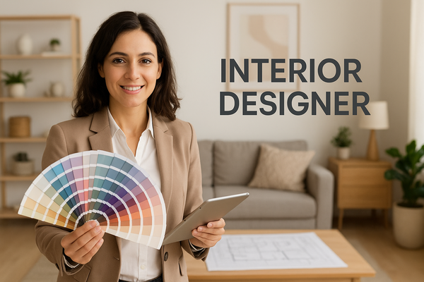 Një Interior Designer interior desain